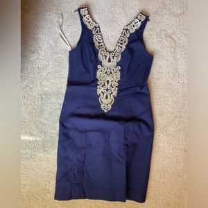 Lilly Pulitzer Navy Dress. Size 4